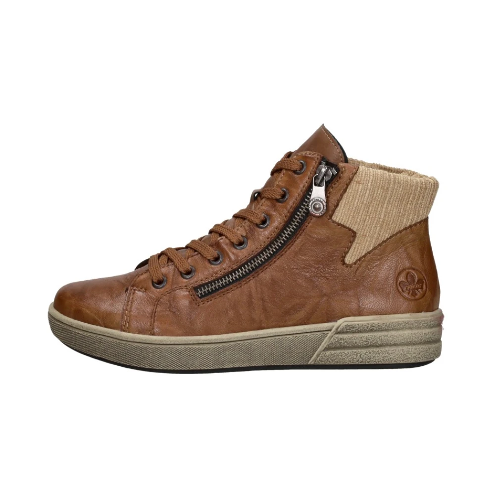 Rieker Veterschoenen Hoog Heren Schoenen Bruin