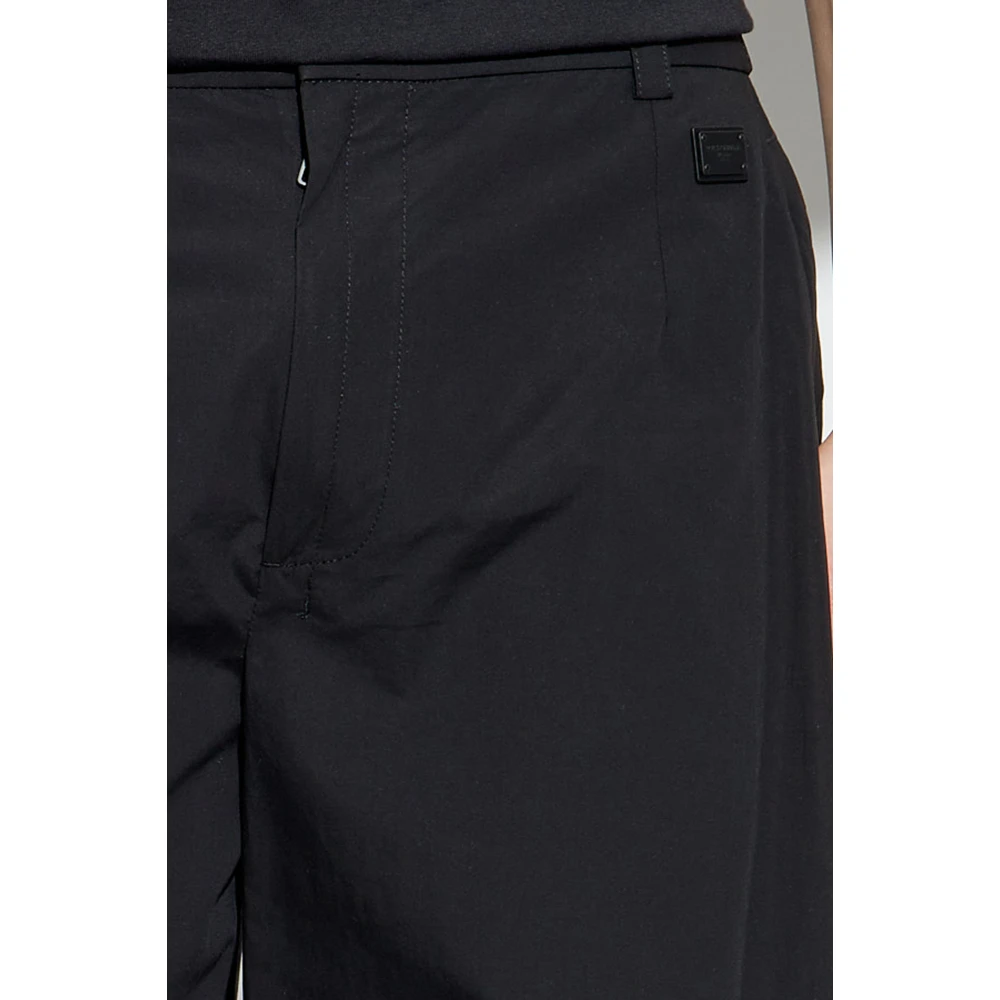 Dolce & Gabbana Broek met ingenaaid ritsen in de benen Black Heren
