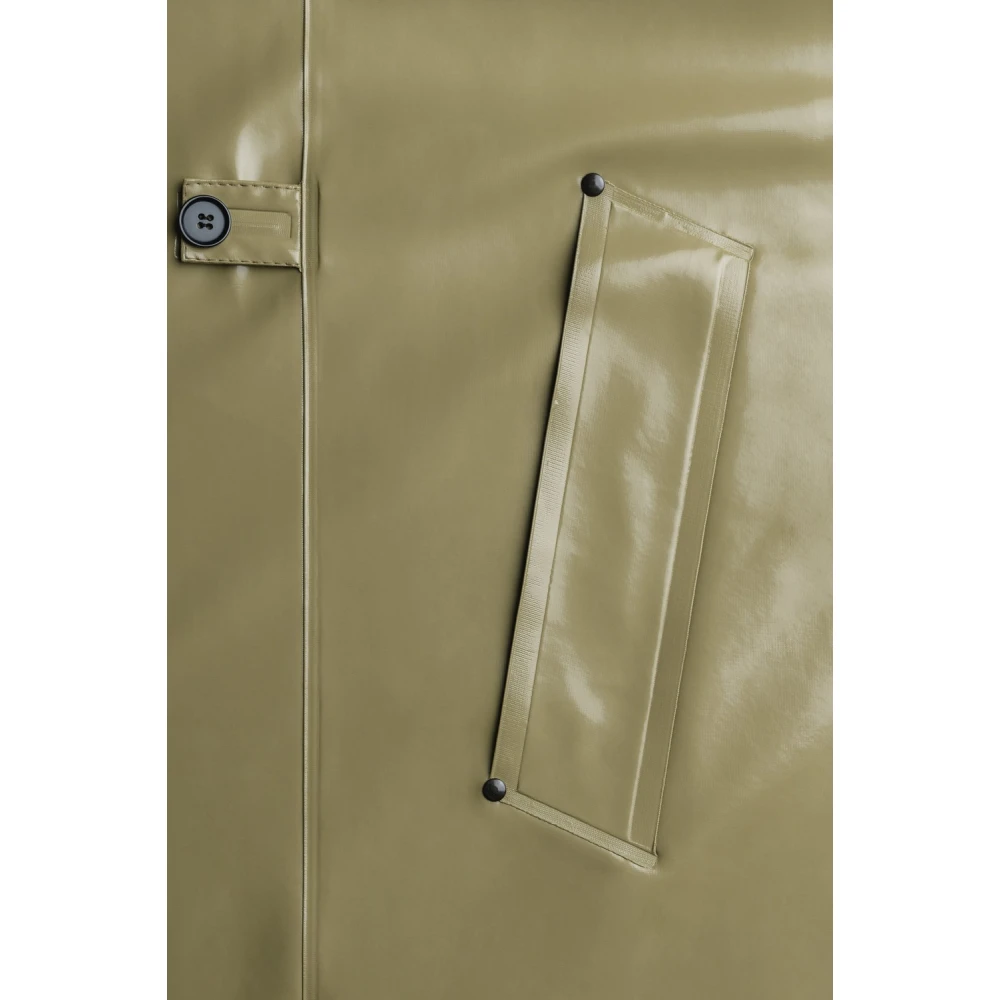 Stutterheim Opal Regen Trenchcoat Green Dames