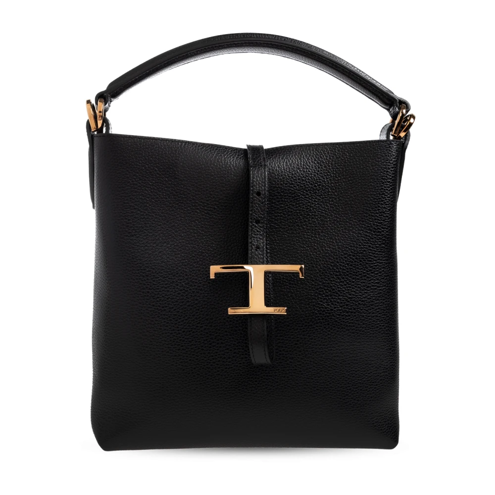 Tod's Women's Black Handbags, One Size, Leather Handbag
