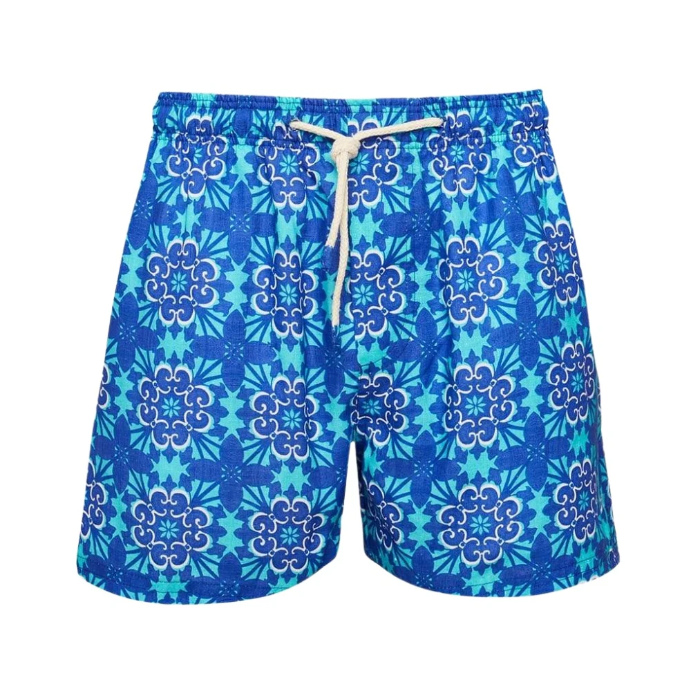 Peninsula Mediterrane Linnen Zwemkleding Blue Heren