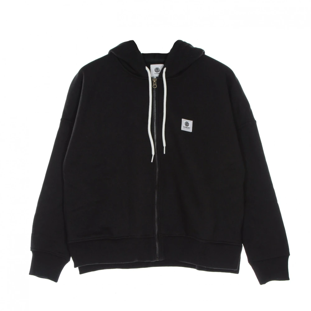 Element Lyngdall Zip Hoodie - Streetwear Element Black, Dam