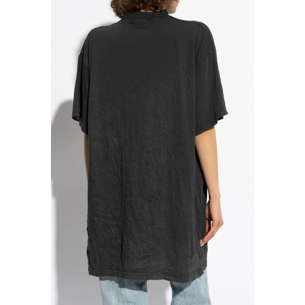 Balenciaga T-shirt met print Black Dames