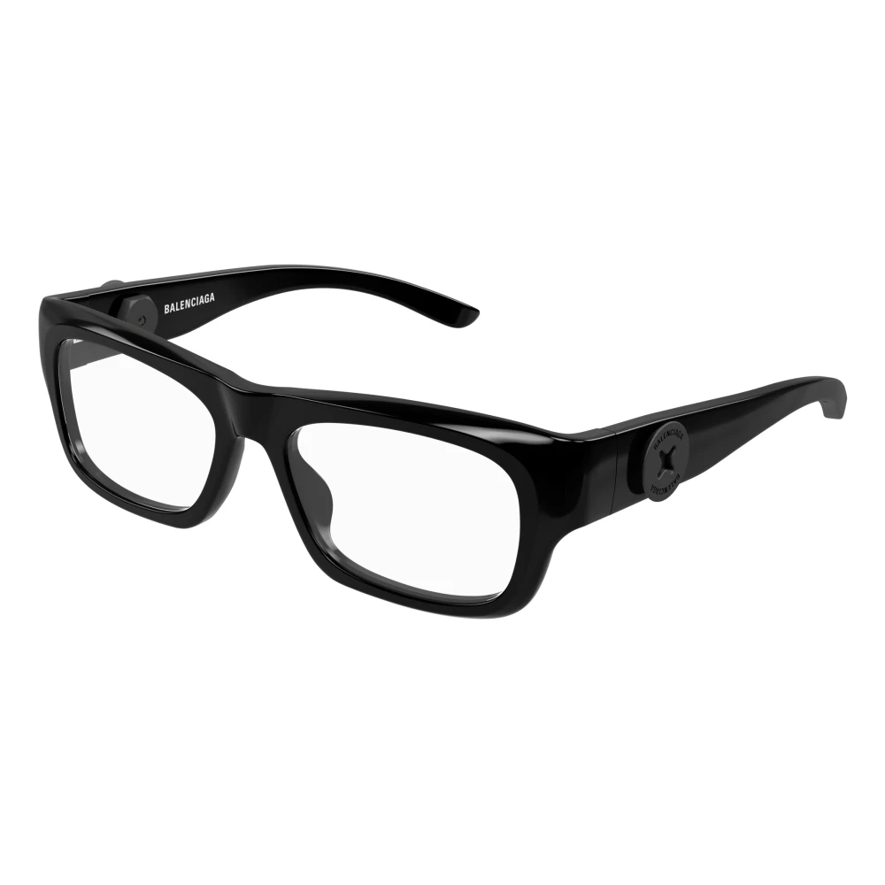 Balenciaga Men's Black Stylish Eyeglasses In - Glasses - 54 Mm - Accessories