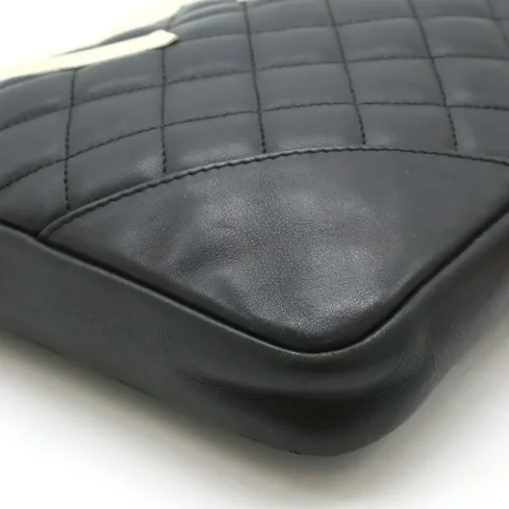 Chanel Vintage Pre-owned Fabric chanel-bags Black Dames