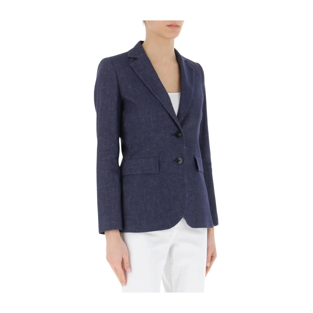 Marella Stijlvolle Jas voor Vrouwen Blue Dames