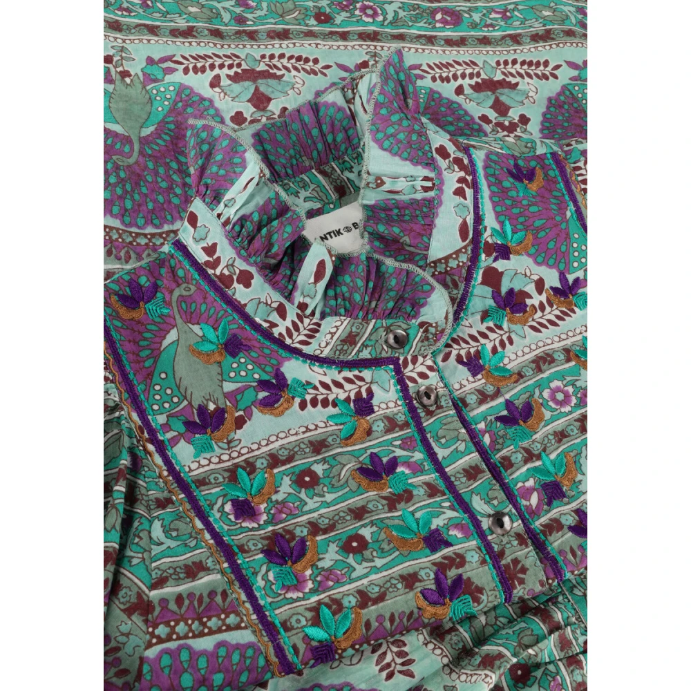 Antik batik Kleurrijke Tala Blouse Avontuurklaar Green Dames