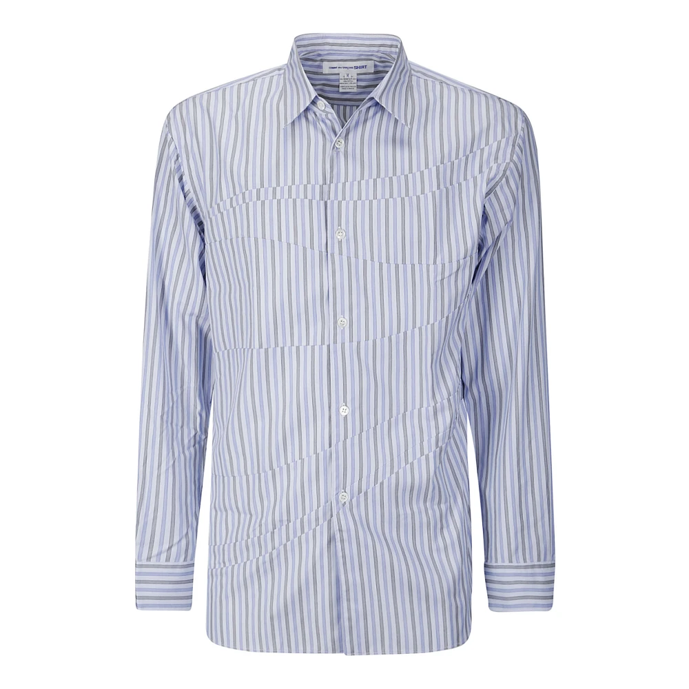 Comme des Garçons Geweven Herenoverhemd Blue Heren