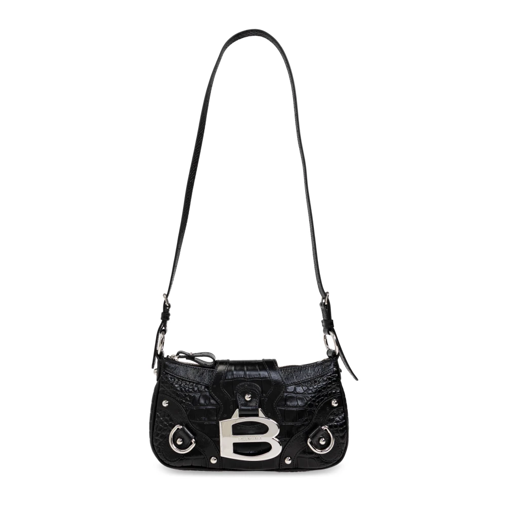 Balenciaga Schoudertas Essex Klein Black Dames