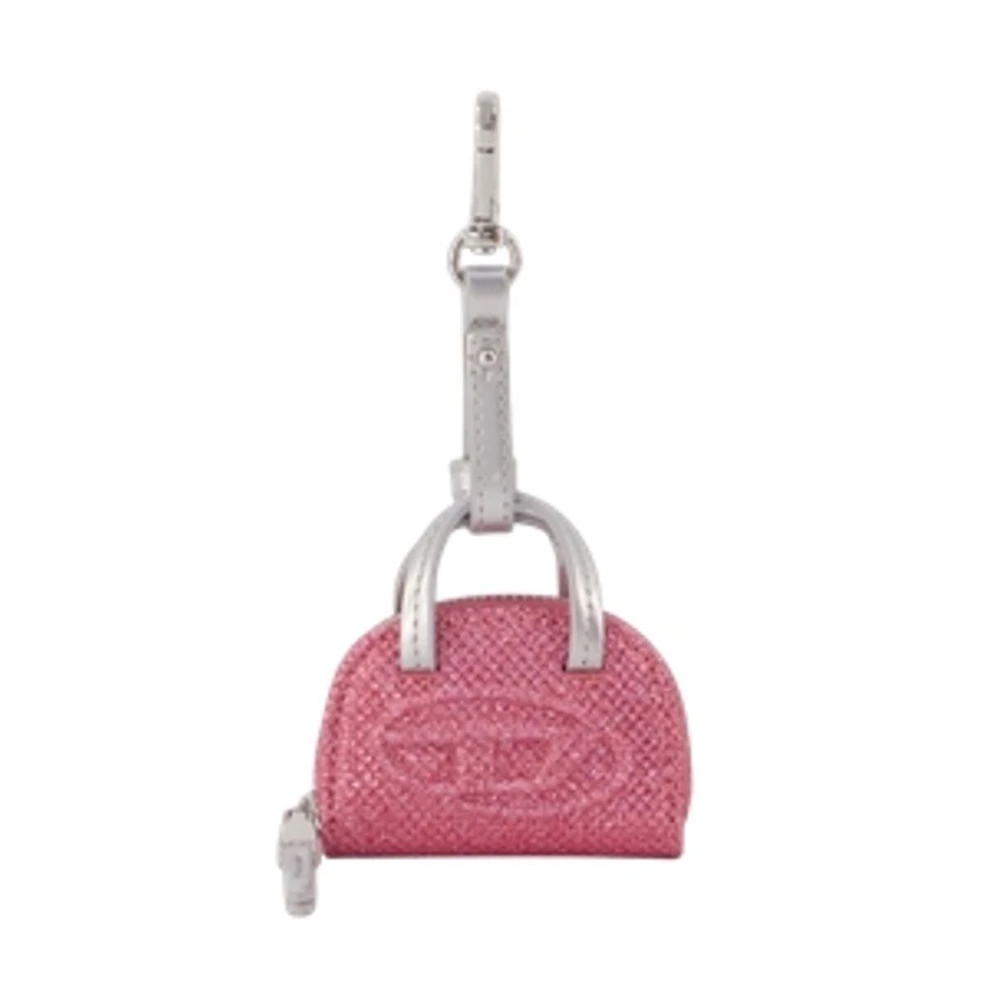 Diesel , Bag Accessories, Female, Pink, One Size, 1Dr Dome Charm