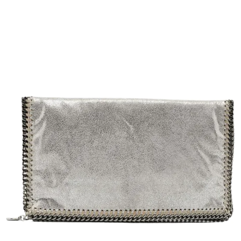 Stella McCartney Pre-owned Leather handbags Gray Dames