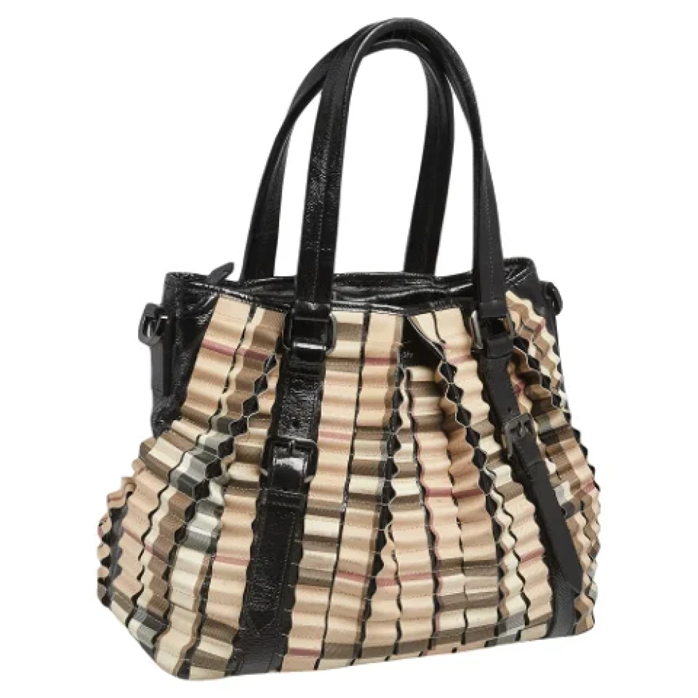 Burberry Vintage Pre-owned Plastic totes Black Dames