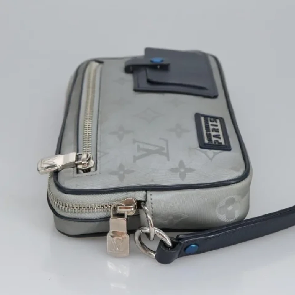 Louis Vuitton Vintage Pre-owned Canvas pouches Gray Dames
