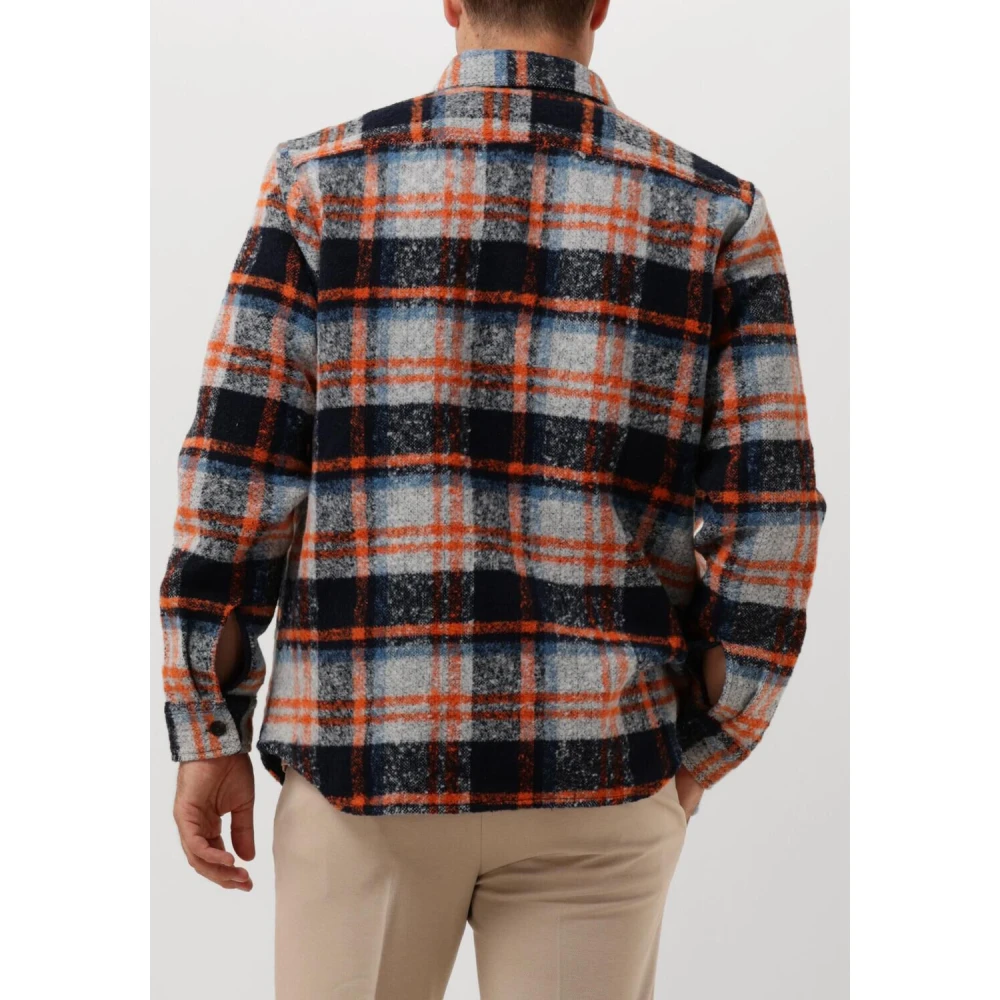 Scotch & Soda Casual Multi-color Fleece Overshirt Multicolor Heren