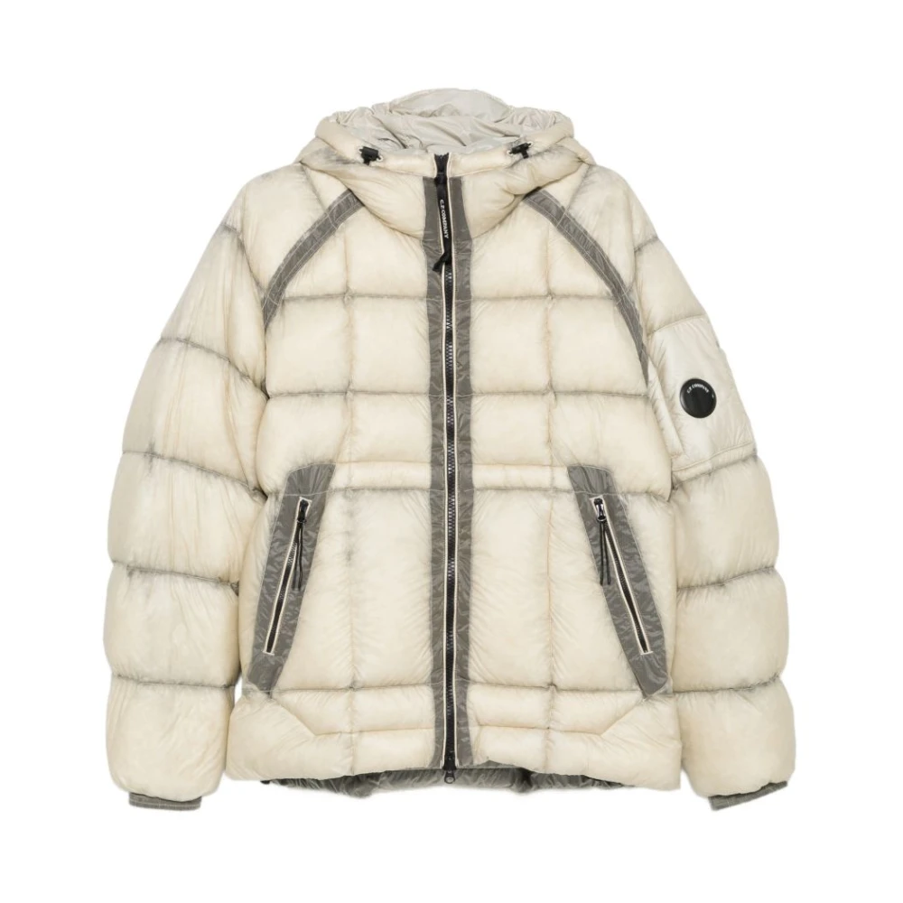 C.p. Company - D.d. Shell Daunenjacke Mit Kapuze - Jackets - Herren - Beige - L - Bild 6