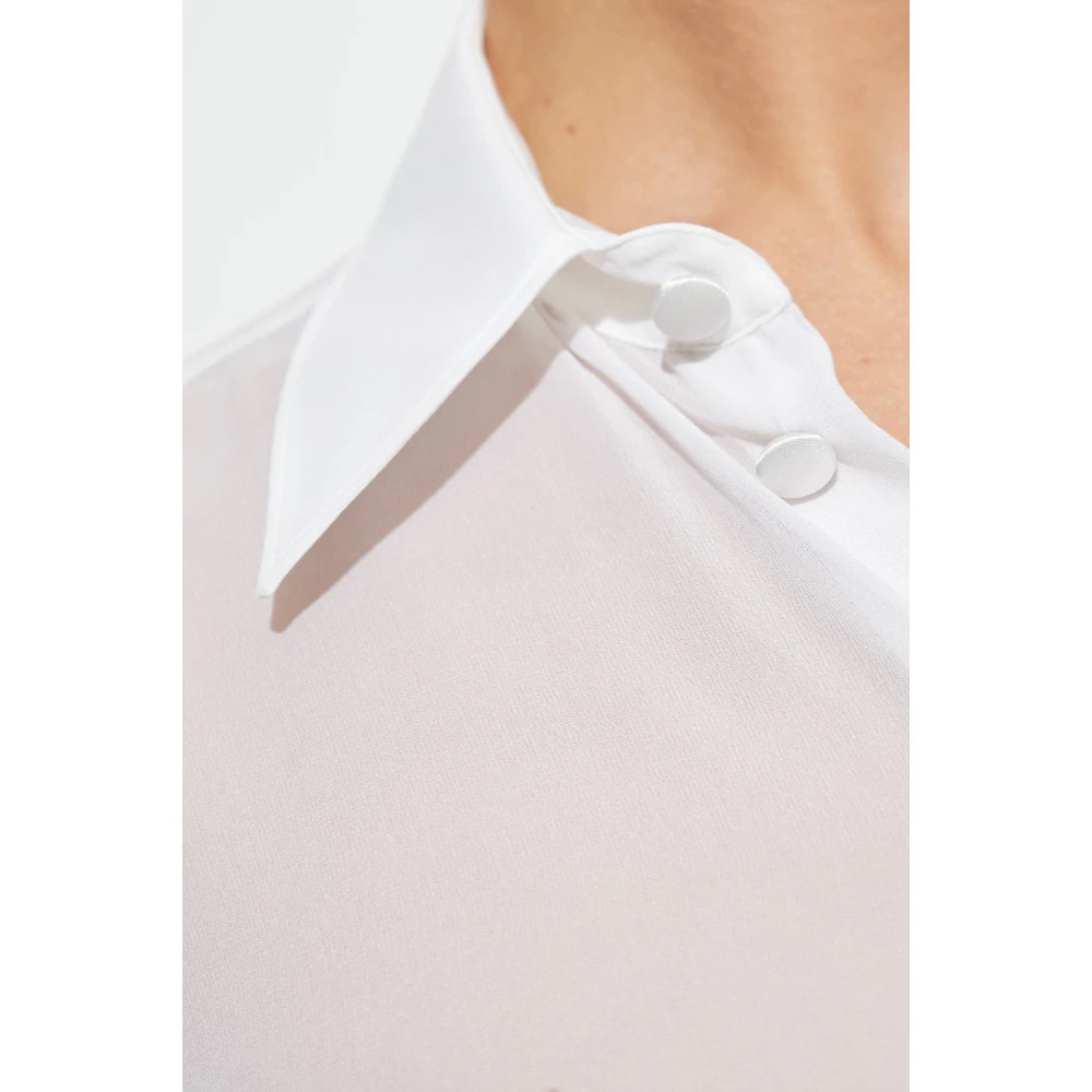 Dolce & Gabbana Zijden overhemd White Heren