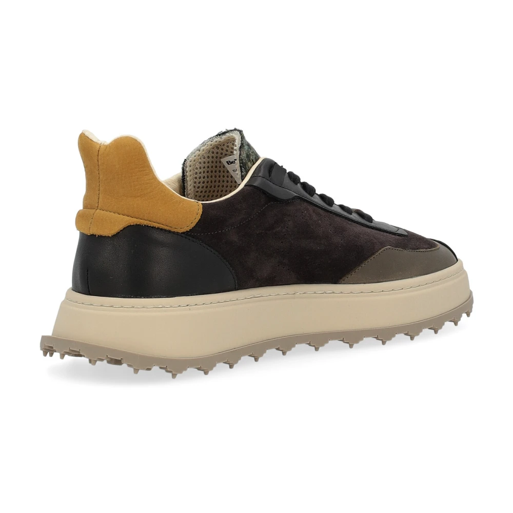 Be Positive Cuprace Basket Sneaker Zwart en Bruin Black Heren