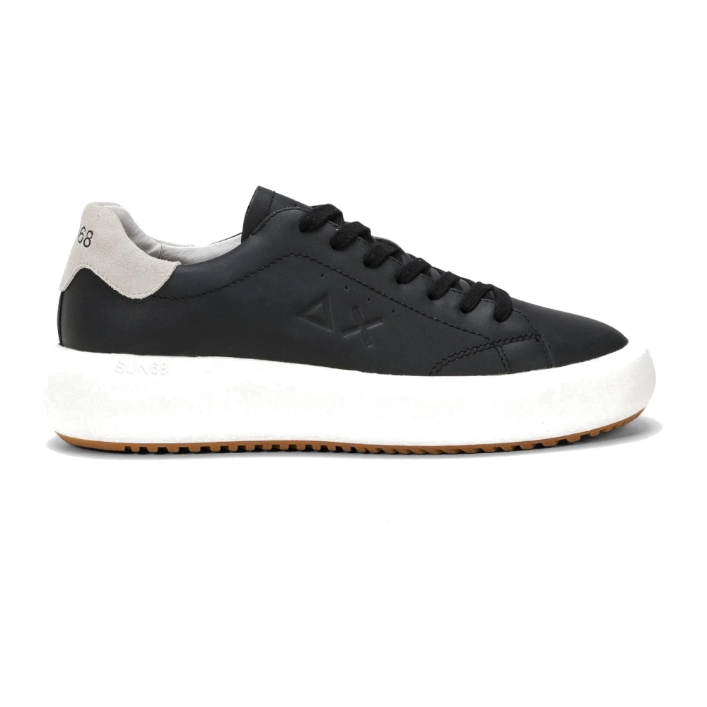 Sun68 Black Sneakers, Male, 11 Uk, Low Top Trainers
