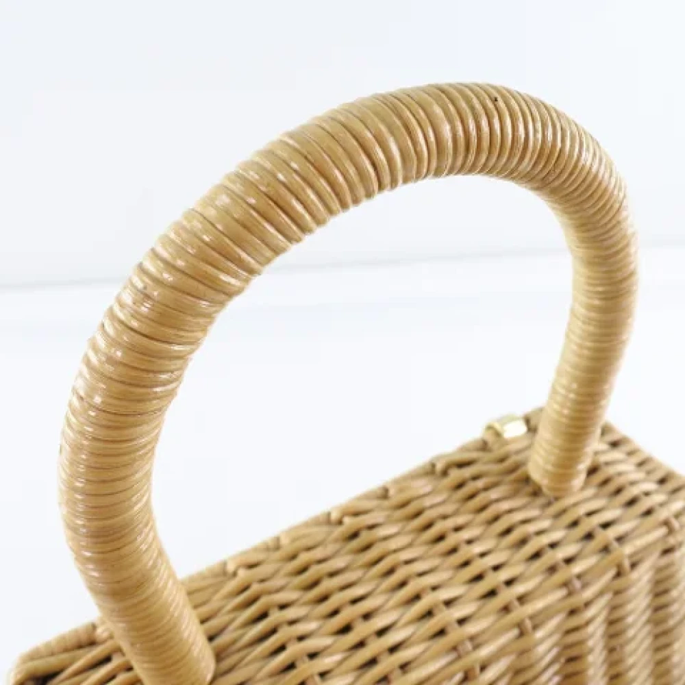 Salvatore Ferragamo Pre-owned Fabric handbags Beige Dames