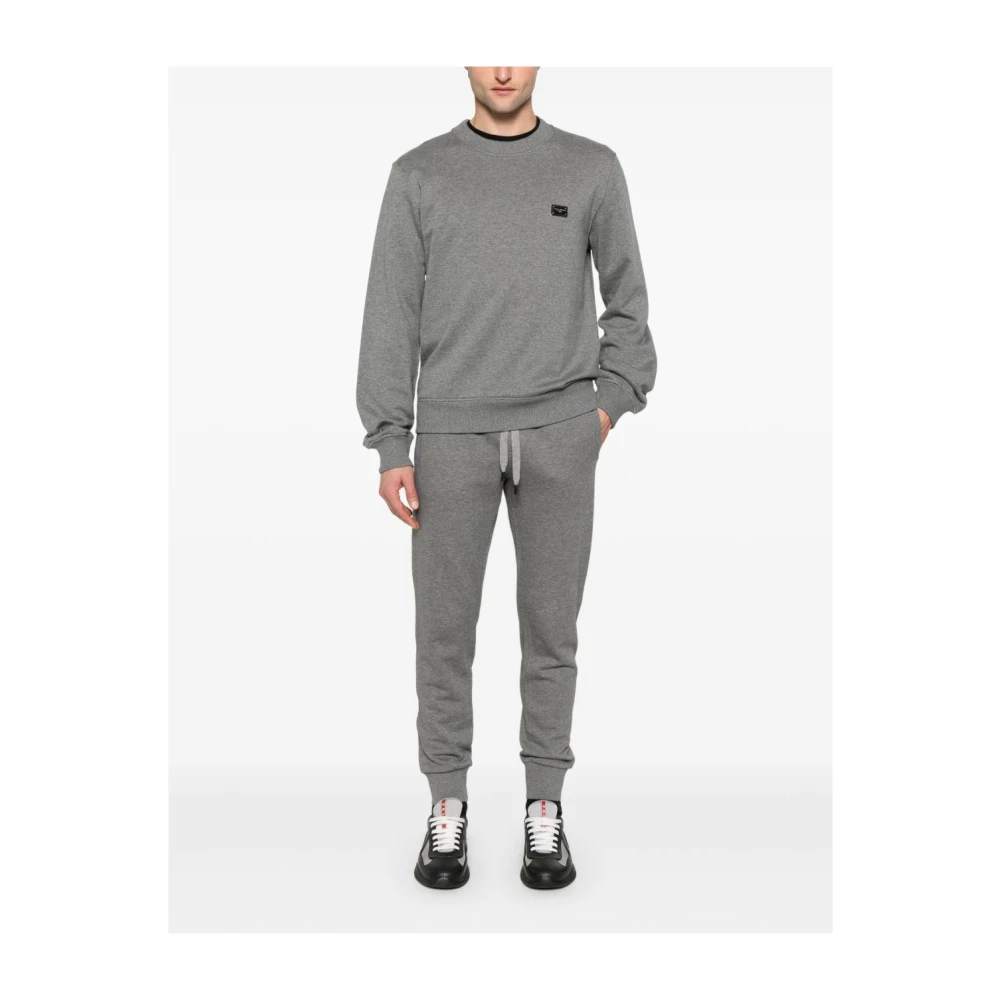 Dolce & Gabbana Antracietgrijze Trekkoordbroek Gray Heren