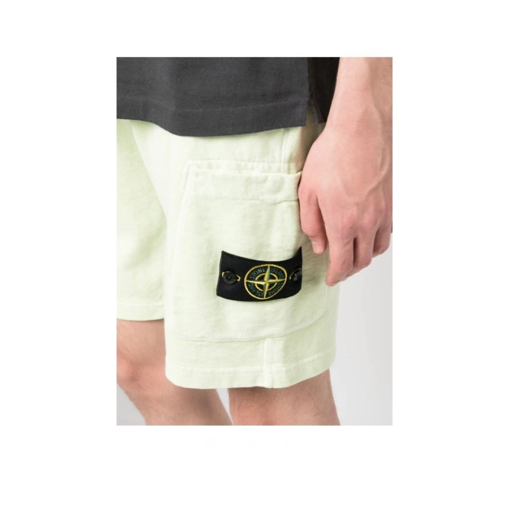 Stone Island Casual Shorts Green Heren