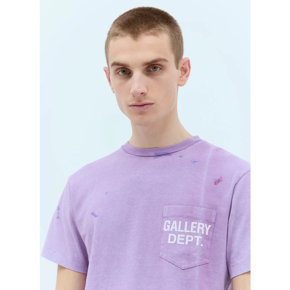Gallery Dept. T-Shirts Purple Heren