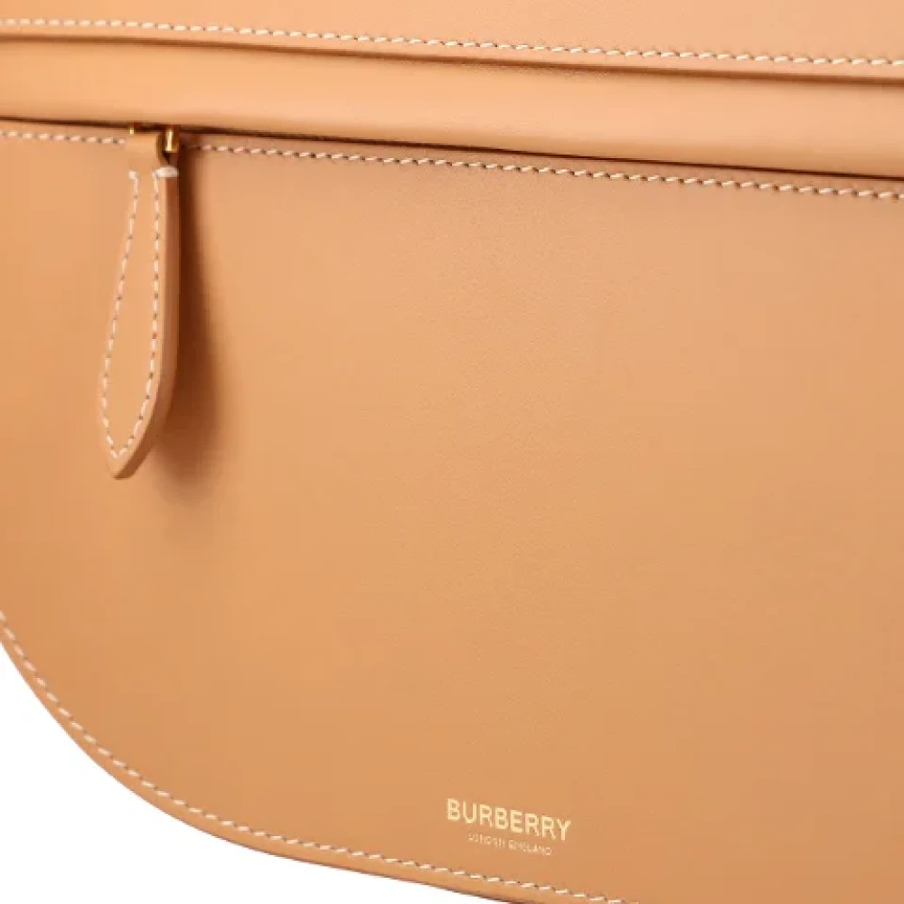 Burberry Leather shoulder-bags Orange Unisex