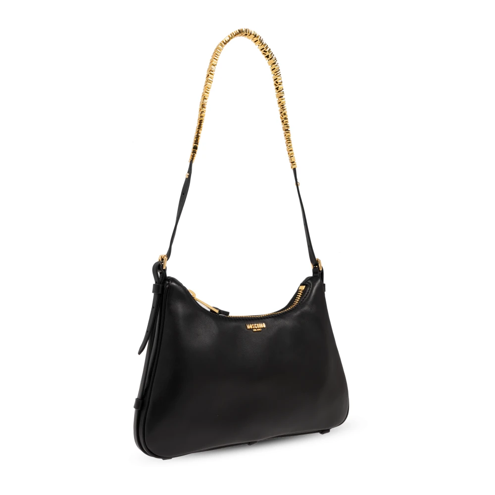 Moschino Schoudertas Black Dames