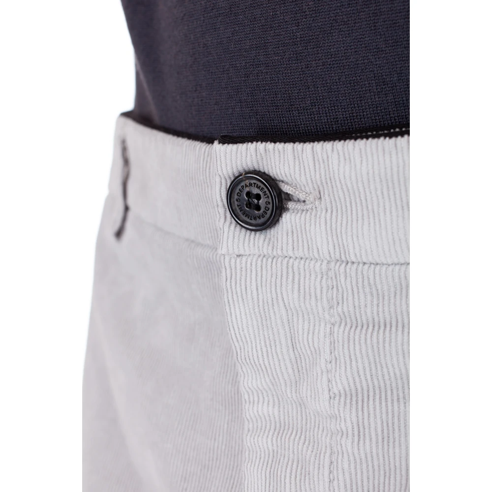 Department Five Lichtgrijze broek met verborgen knoop Gray Heren