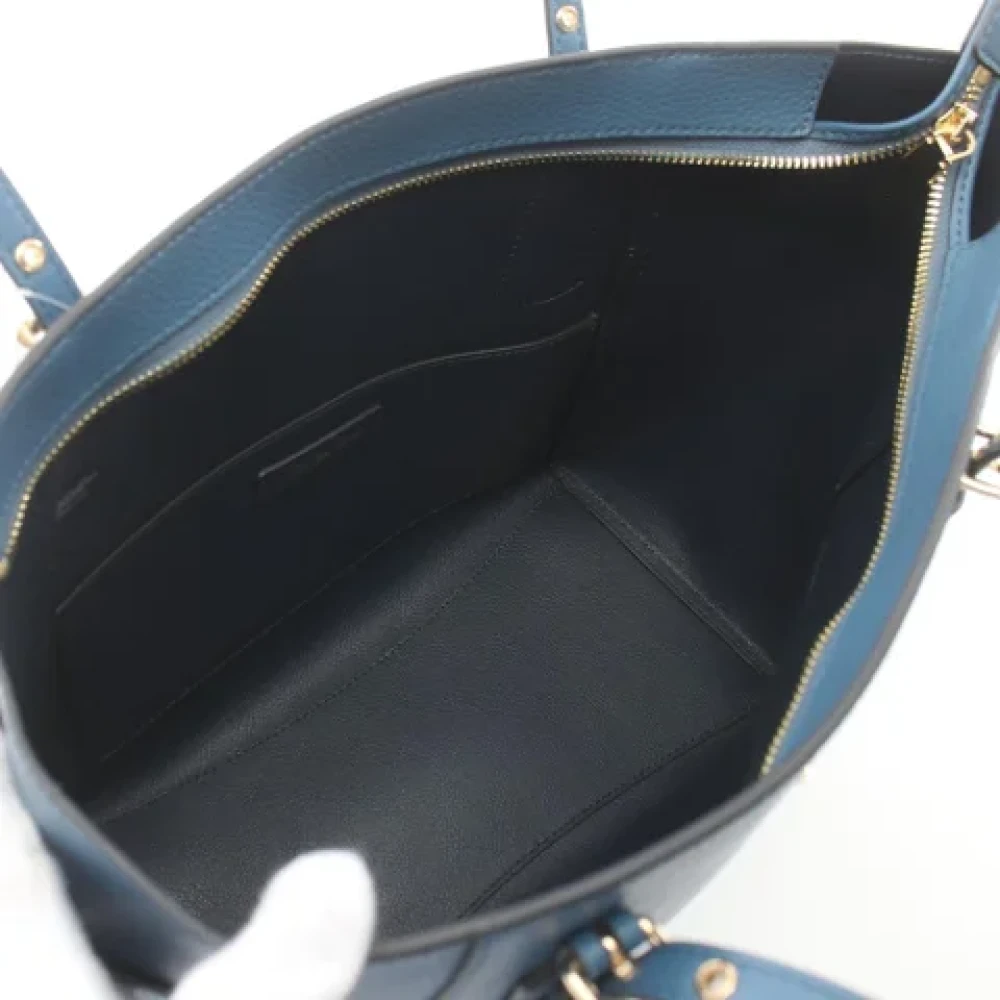 Michael Kors Pre-owned Leather totes Blue Dames