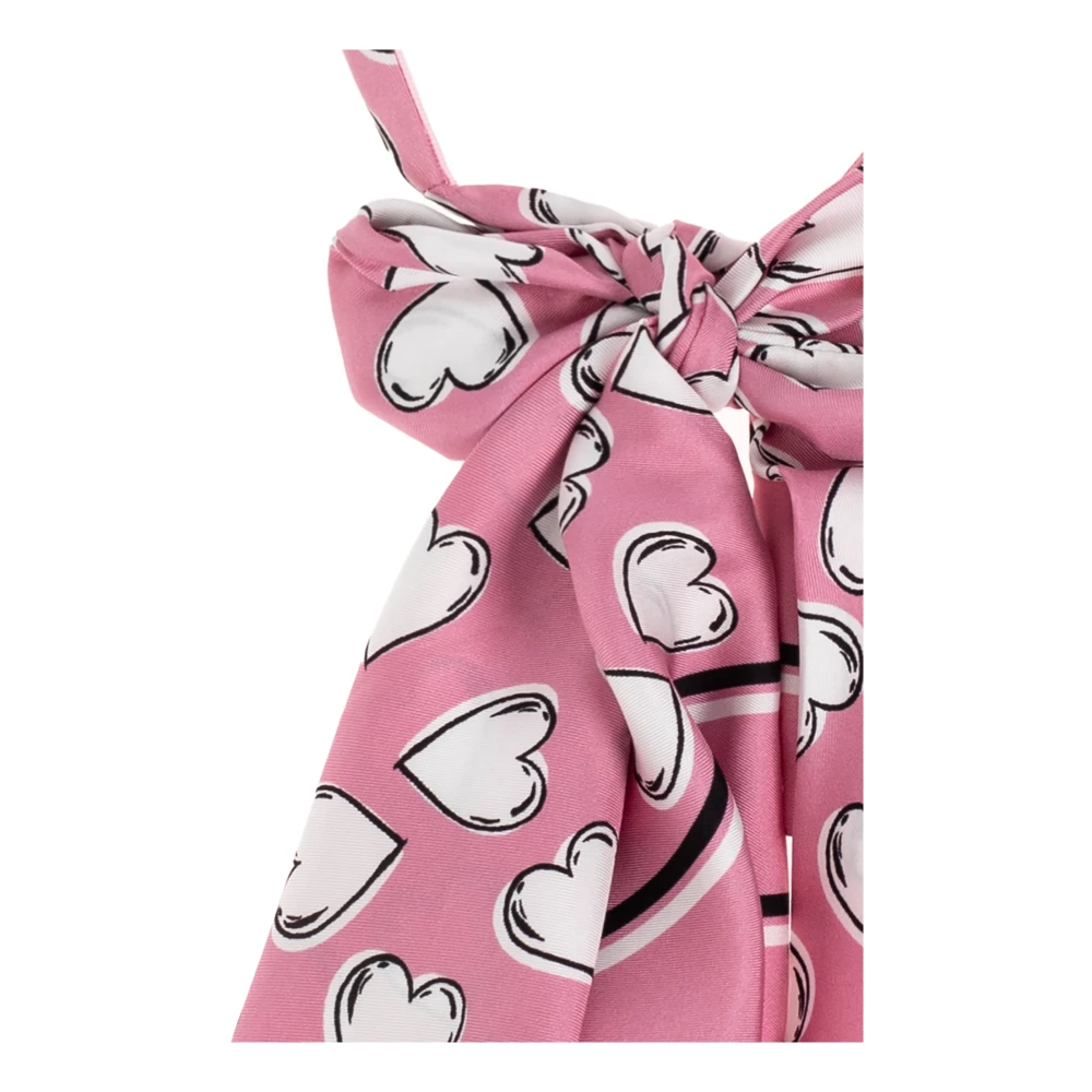 Moschino Zijden hoofdband Pink Dames