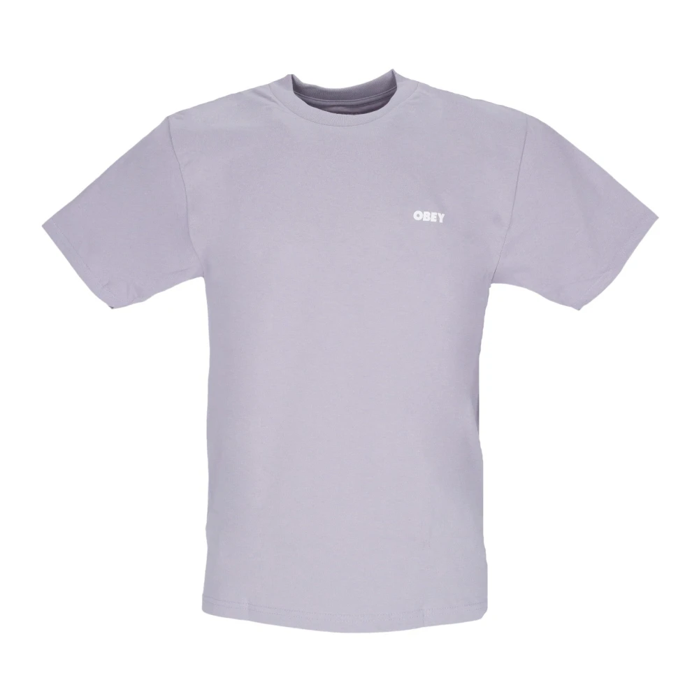 Obey Klassieke Lilac Krijt Heren Tee Purple Heren