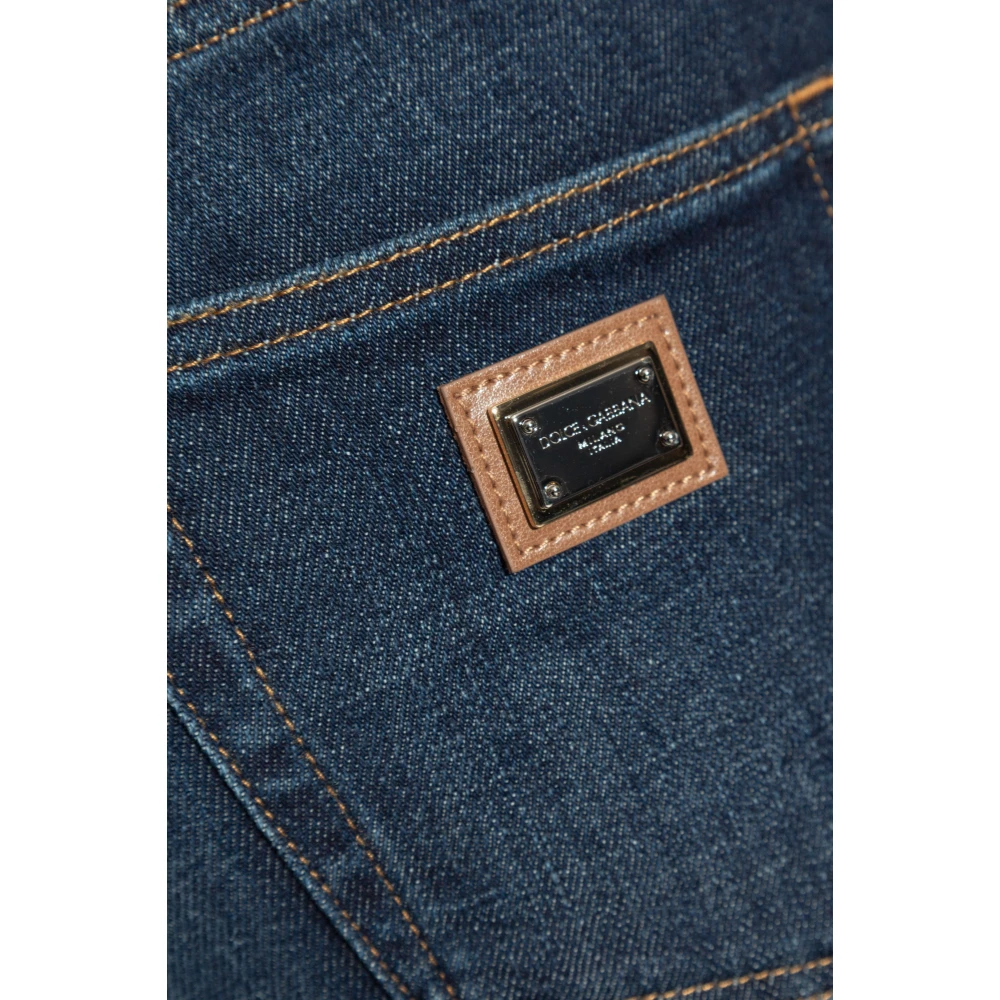 Dolce & Gabbana Tapered leg jeans Blue Dames