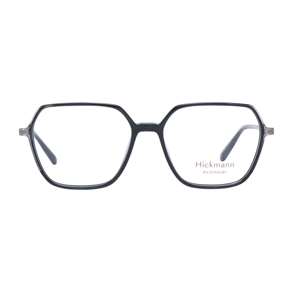 Ana Hickmann Zwarte Vierkante Acetaat Optische Frames Black Dames
