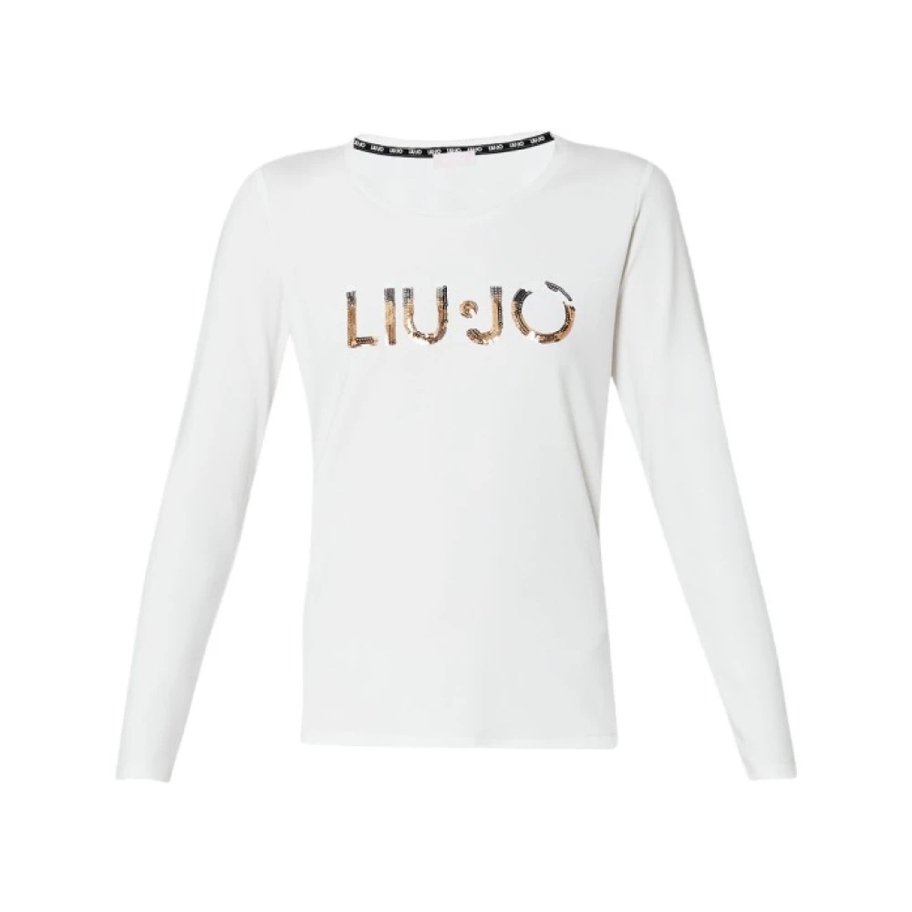 Liu Jo T-Shirt Tf3285 J0088 White Dames