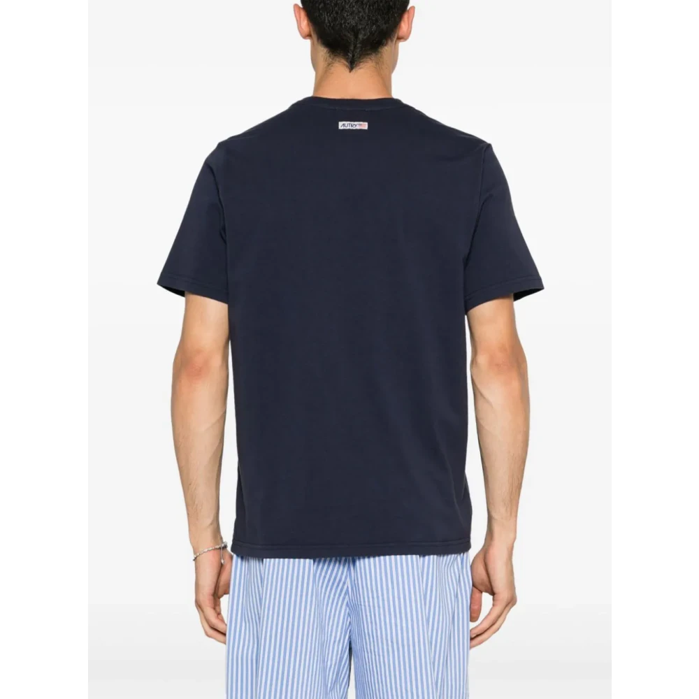 Autry T-Shirt Blue Heren