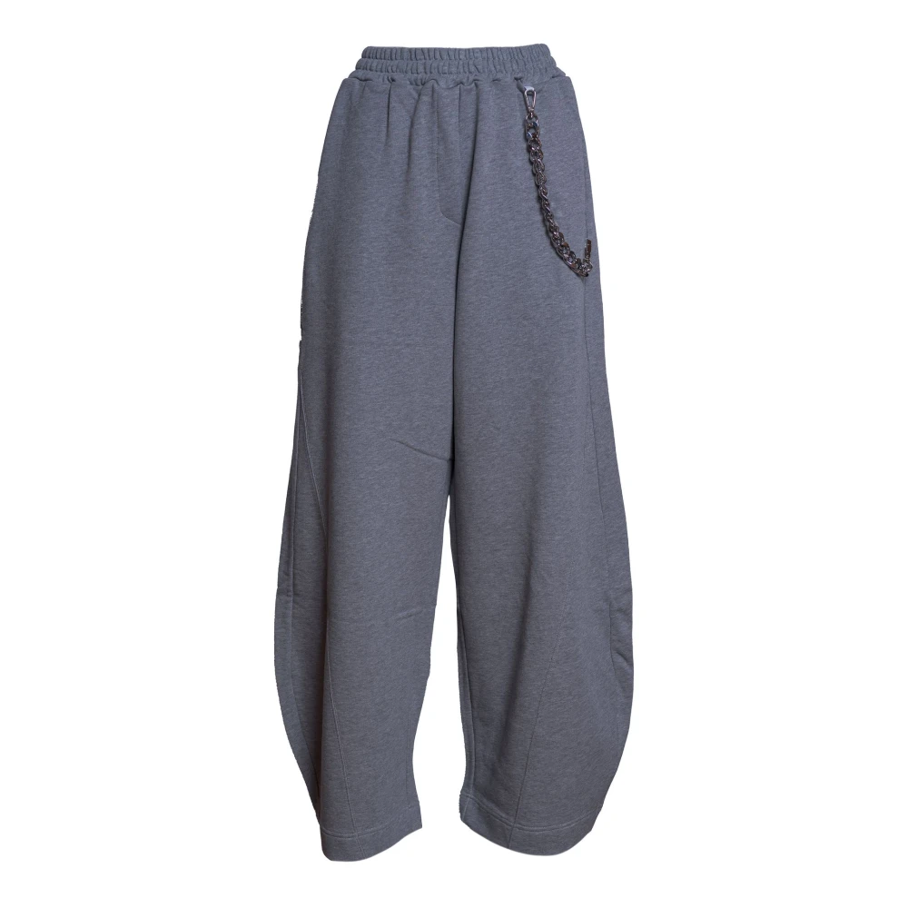 Circus Hotel Women's Gray Sweatpants, Xs, Wide Leg Joggers