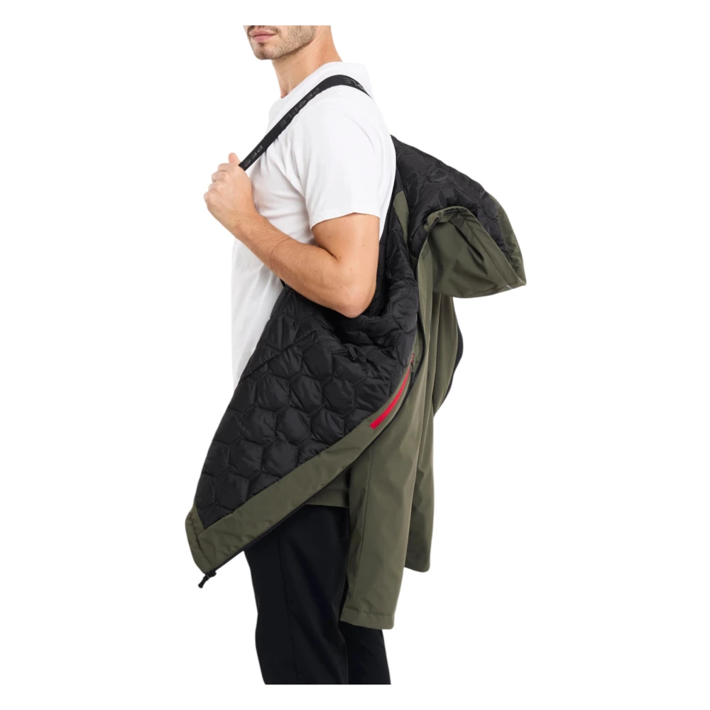 People of Shibuya Parka Met Capuchon Green Heren