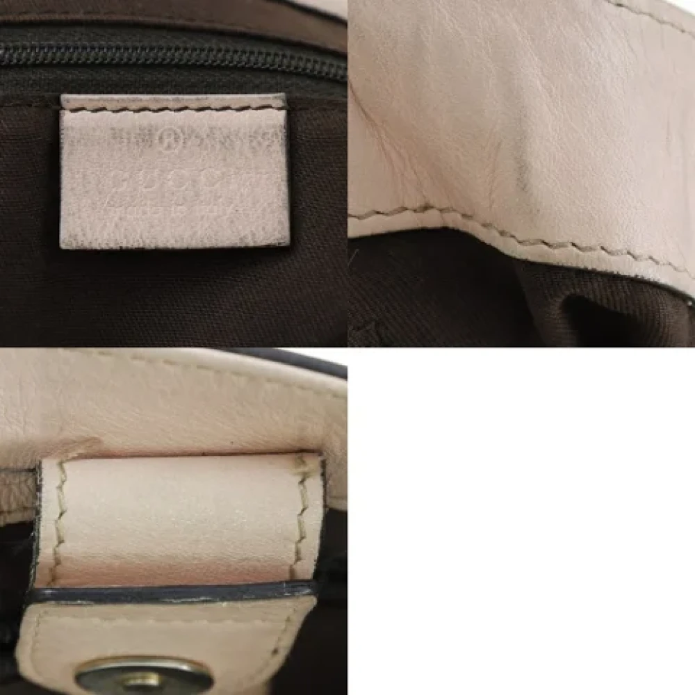 Gucci Vintage Pre-owned Canvas handbags Beige Dames