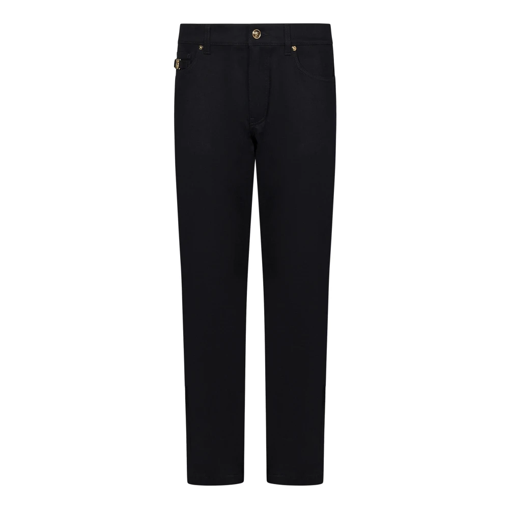 Versace Zwarte Skinny Fit Jeans Aw24 Black Heren