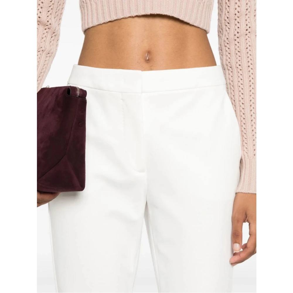Max Mara Elegante Pegno Broek White Dames