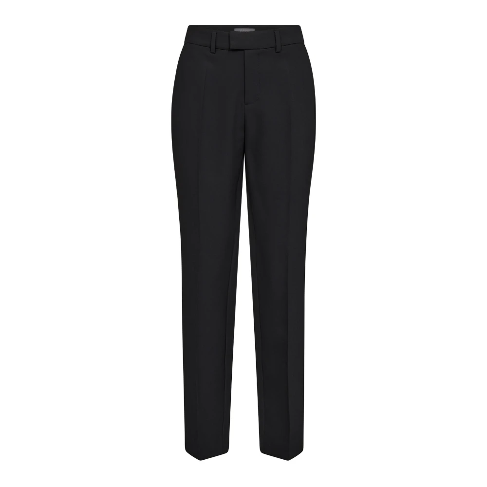 MOS MOSH Slim-fit Klassieke Zwarte Broek Black Dames