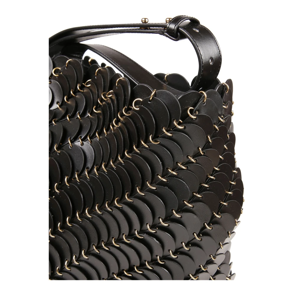Paco Rabanne Grote Emmer Tas Black Dames