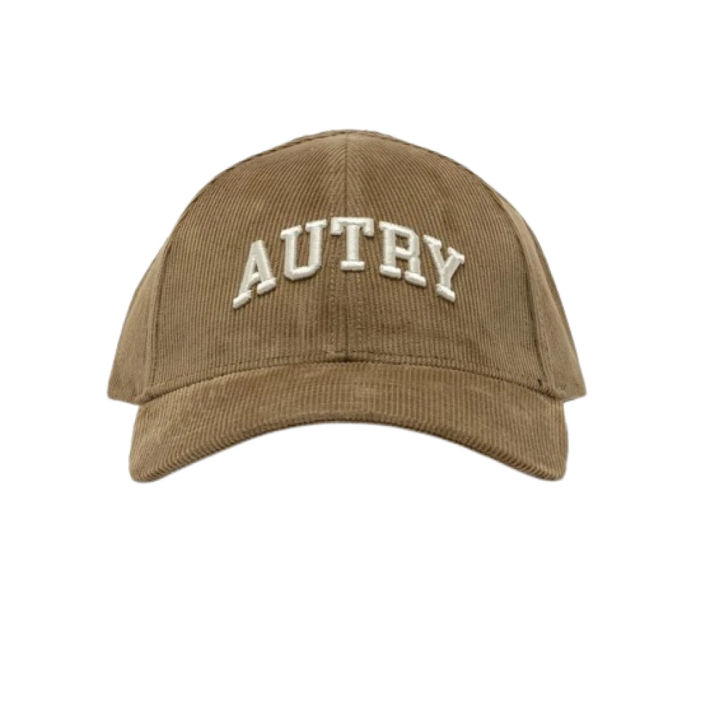 Autry Fluweel Baseballpet Beige Ribfluweel Beige Dames