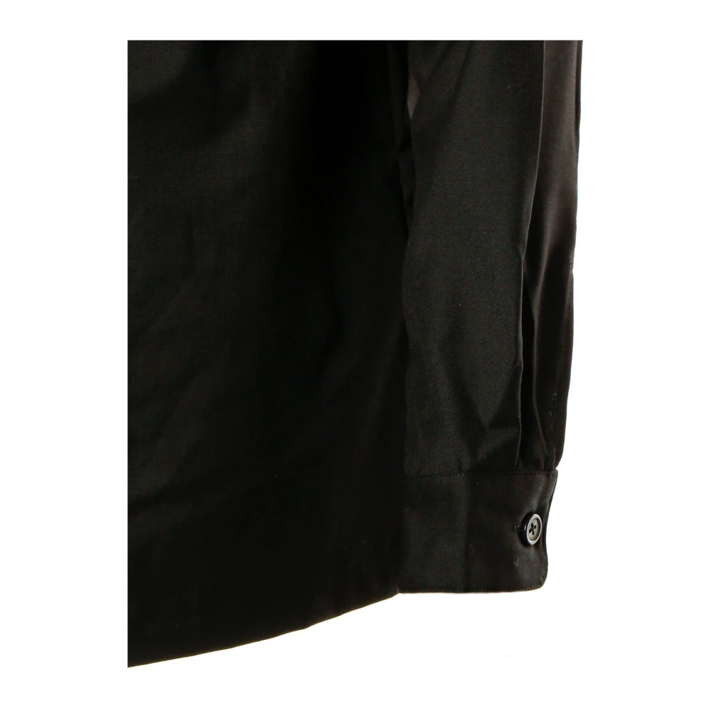 Samsøe Wollen Overshirt Black Heren