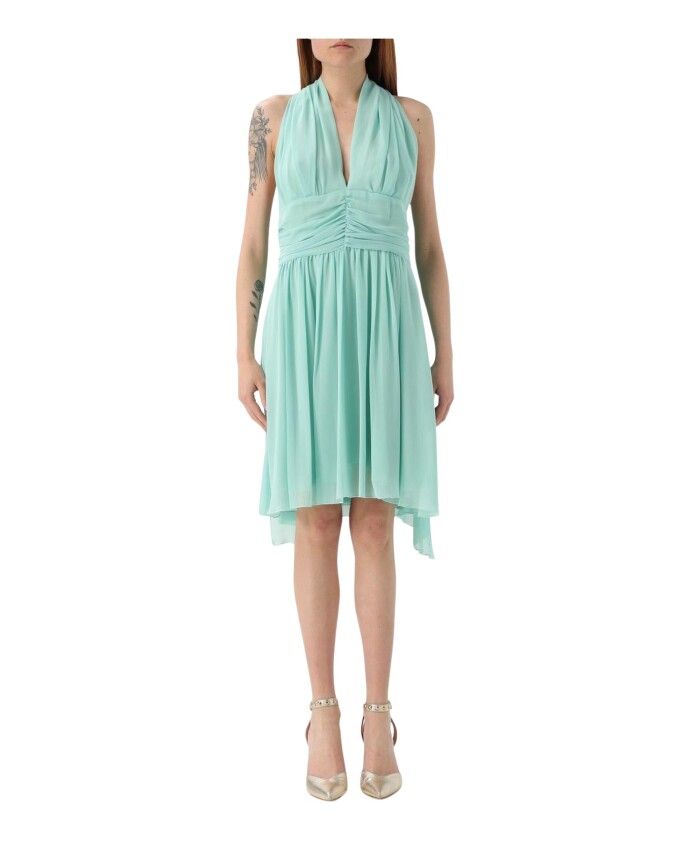 elegante-robe-midi-bleue