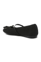 black-elasticated-strap-flat-shoes