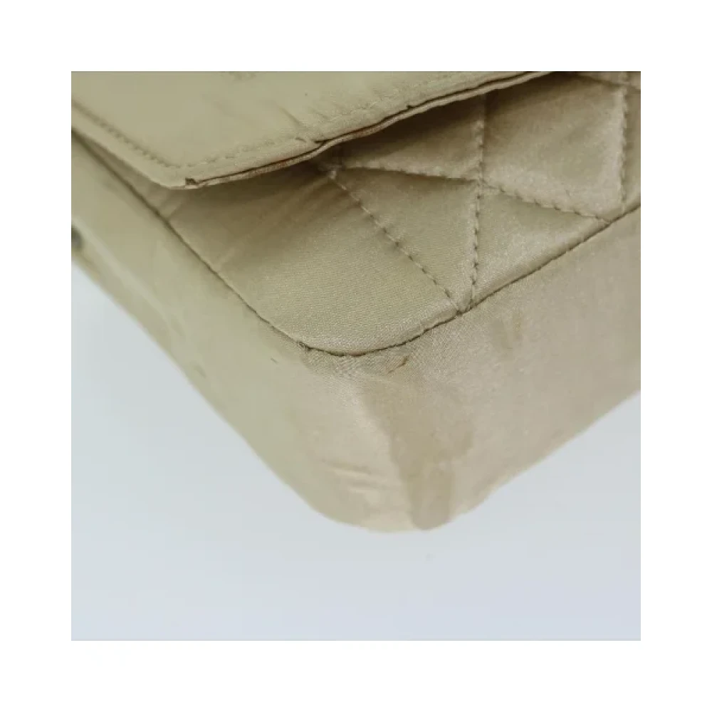 Chanel Vintage Pre-owned Satin chanel-bags Yellow Dames