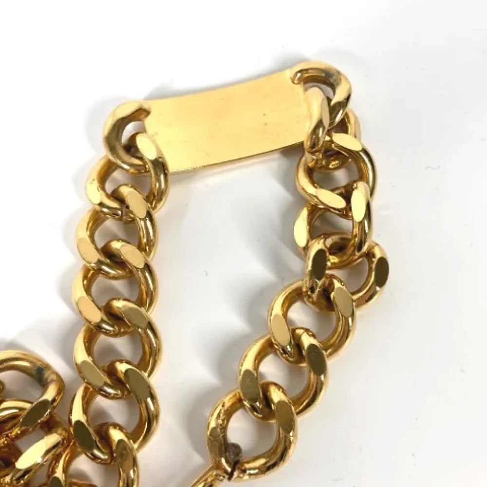 Chanel Vintage Pre-owned Metal belts Yellow Dames