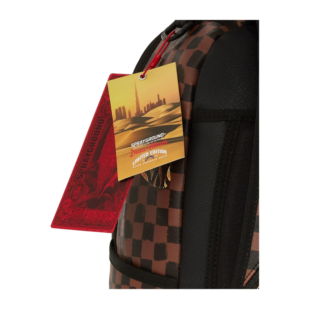 Sprayground Haaien In Parijs Rugzak Brown Heren